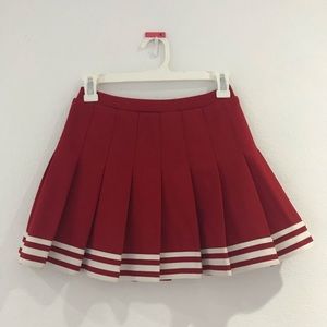 Authentic pleated cheer skirt